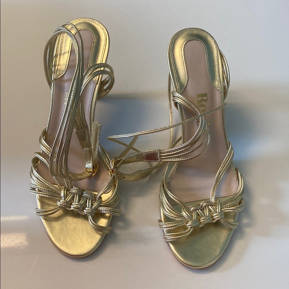 Rouje Gold Olympia Sandals